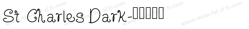St Charles Dark字体转换